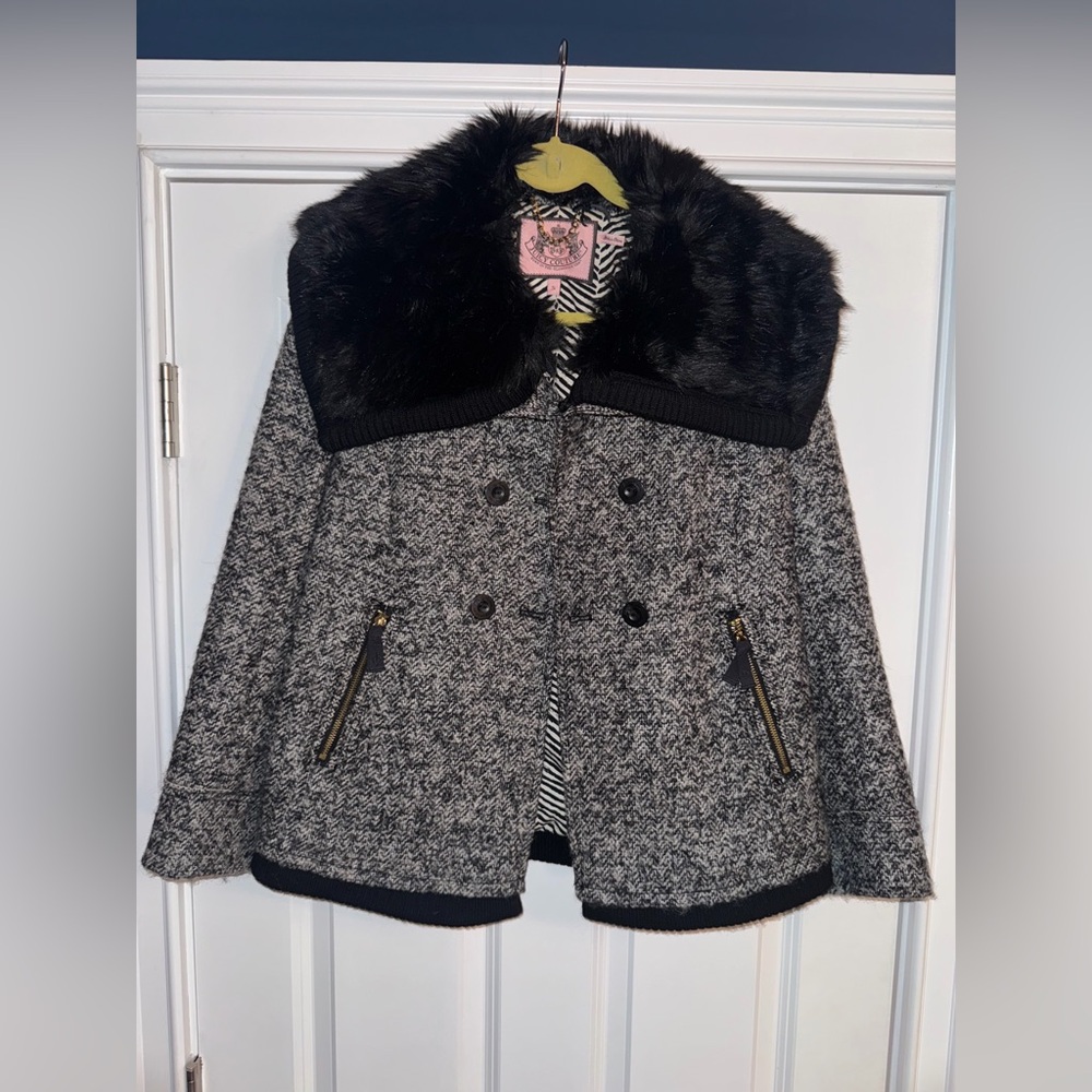 Women’s Juicy Couture Jacket Size Small Gray/Black